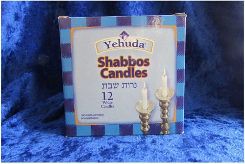 12 shabbat candles