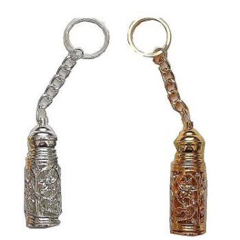 2 key chains with anointing oil