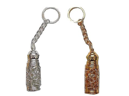 2 key chains with anointing oil