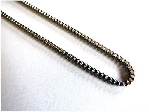 Stainless Steel Box Chain 20" Inches - Shofars From Afar