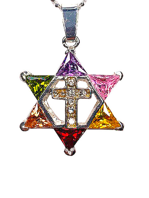 star of David with cross