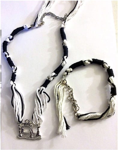 a bracelet and necklace