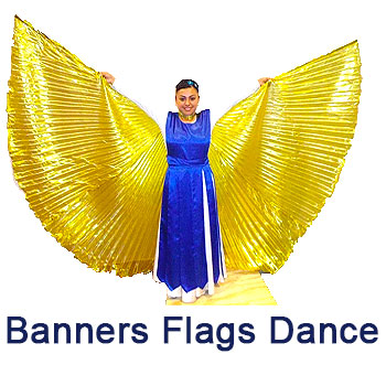 Angel wing flags
