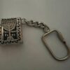 Menorah Symbol and 12 Tribes Breastplate Mini Bible Keychain