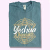 Yeshua Hamashiach Lion of Judah Slate Blue T-shirt size Large