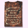 Yeshua Hamashiach Lion of Judah Brown Tie Dyed T-shirt size Large - Image 2