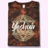 Yeshua Hamashiach Lion of Judah Brown Tie Dyed T-shirt size Large