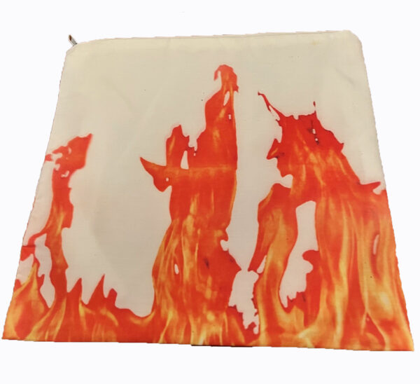Flame of Pentecost Tallit Prayer Shawl Zipper Bag - Image 2