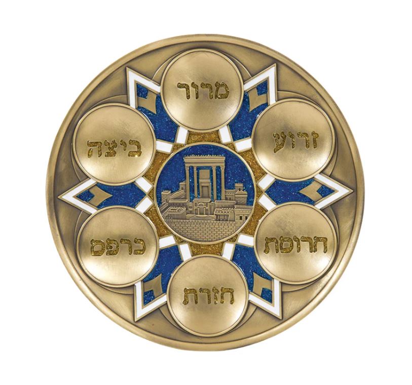 If I Forget Jerusalem Passover Plate 9"